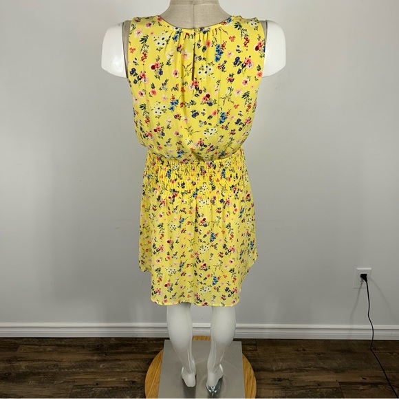 Design lab Floral Yellow Sleeveless Dress S - Picture 4 of 12